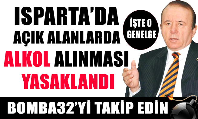 AÇIKTA ALKOL ALMAK YASAK