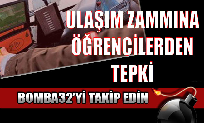 ULAŞIM ZAMMINA ÖĞRENCİLERDEN TEPKİ