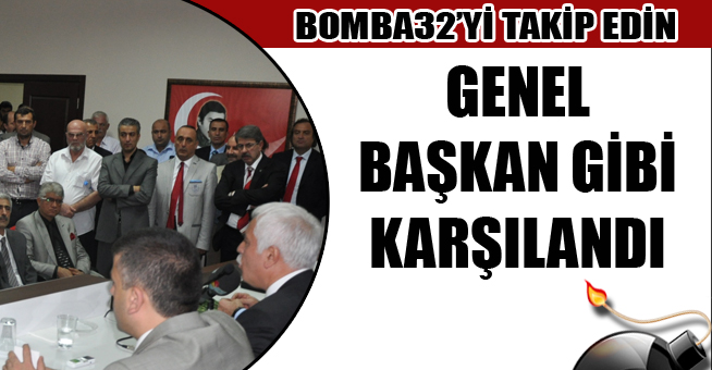 GENEL BAŞKAN GİBİ KARŞILANDI