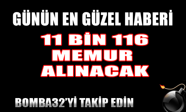 GÜNÜN EN GÜZEL HABERİ...