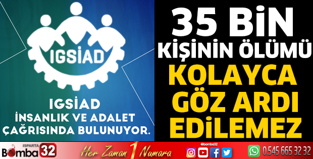 35 bin kişinin ölümü kolayca göz ardı edilemez