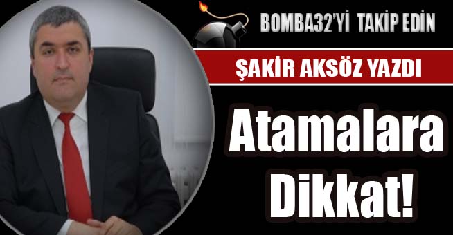 Atamalara Dikkat!