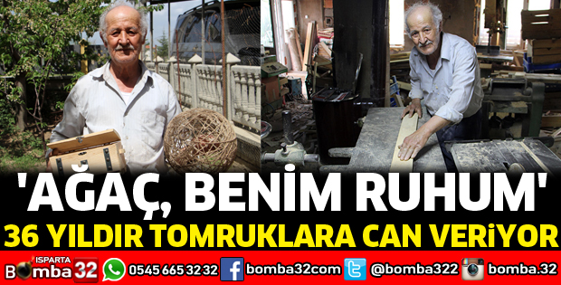 36 yıldır tomruklara can veriyor