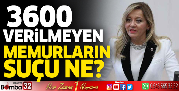 3600 verilmeyen memurların suçu ne?