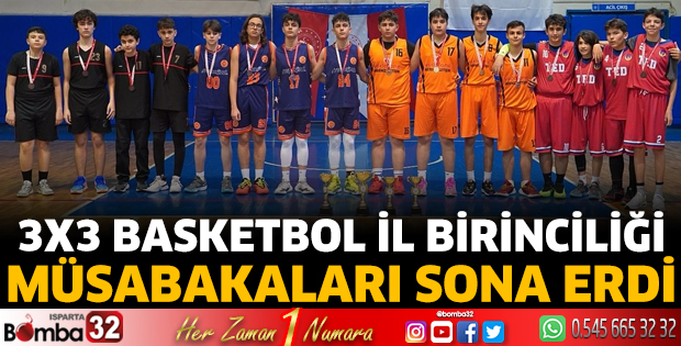 3x3 Basketbol İl Birinciliği müsabakaları sona erdi