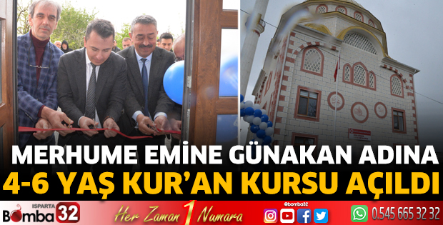 4-6 Yaş Kur’an Kursu açıldı