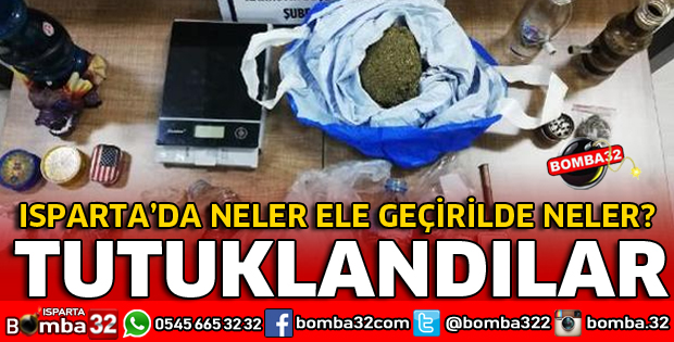 4 APARTA UYUŞTURUCU OPERASYONUNDA TUTUKLAMA