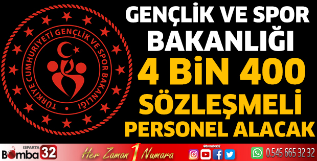 4 bin 400 sözleşmeli personel alacak