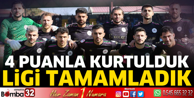 4 puanla kurtulduk