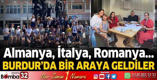 40 gençlik çalışanı Burdur'da bir araya geldi
