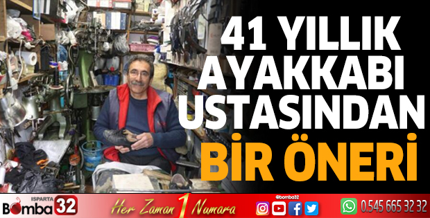 41 yıllık ayakkabı ustası; Okullarda eleman yetiştirilmeli