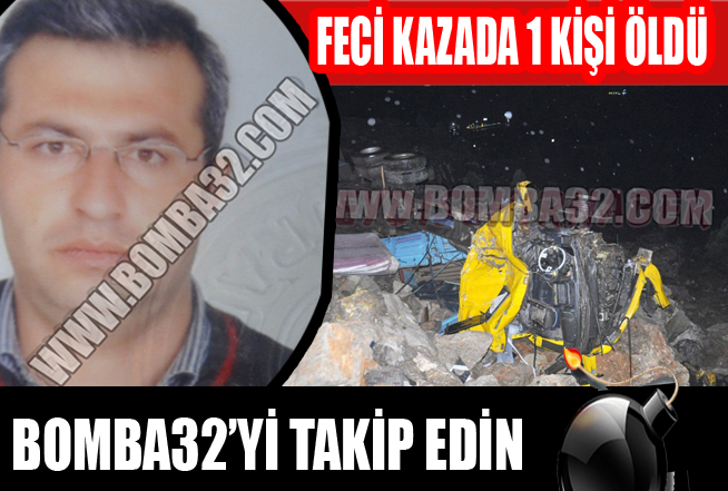 FECİ KAZA ISPARTALI KAMYONCU HAYATINI KAYBETTİ...