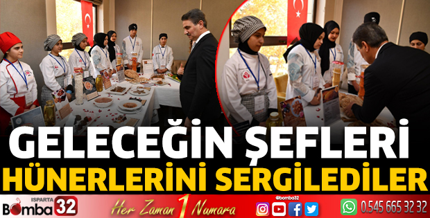 Geleceğin şefleri hünerlerini sergilediler