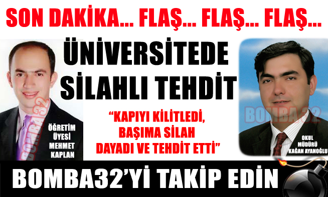 OKULDA SİLAHLI TEHDİT İDDİASI