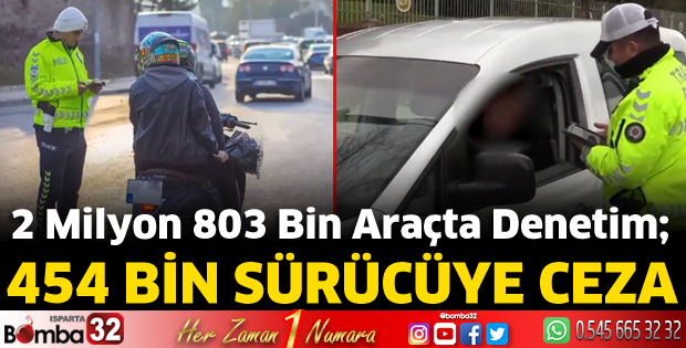 454 Bin Sürücüye Ceza
