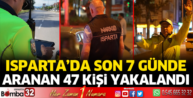 47 aranan şahıs yakalandı