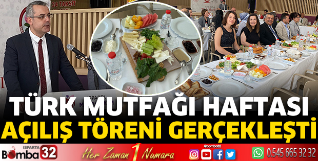 Türk Mutfağı Haftası açılış töreni gerçekleşti