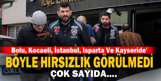 5 ilde elektronik eşya hırsızlığı iddiası