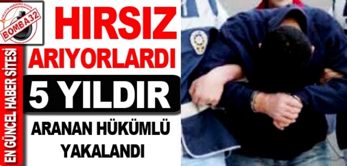 5 Yıldır Aranan Hükümlü Yakalandı