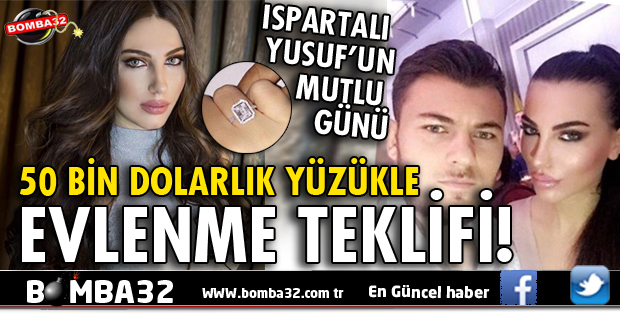 50 BİN DOLARLIK YÜZÜKLE EVLENME TEKLİFİ