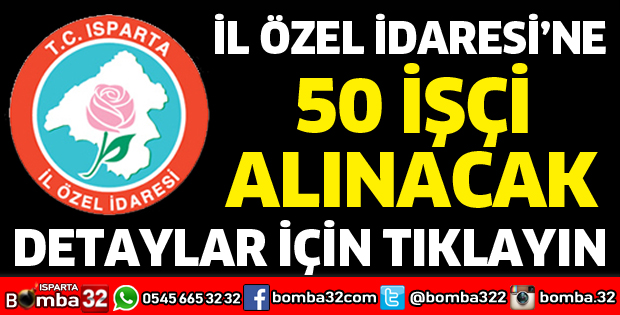 50 İŞÇİ ALINACAK