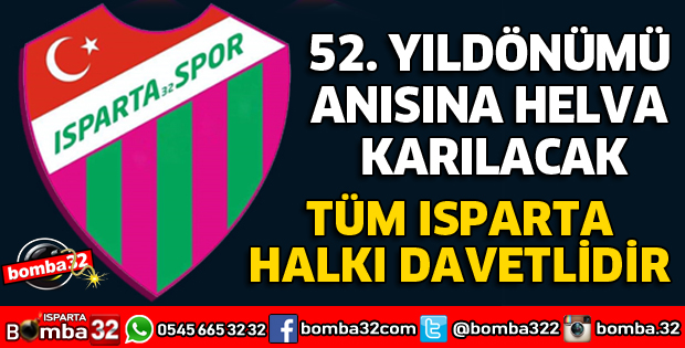 52. YILDÖNÜMÜ ANISINA HELVA KARILACAK
