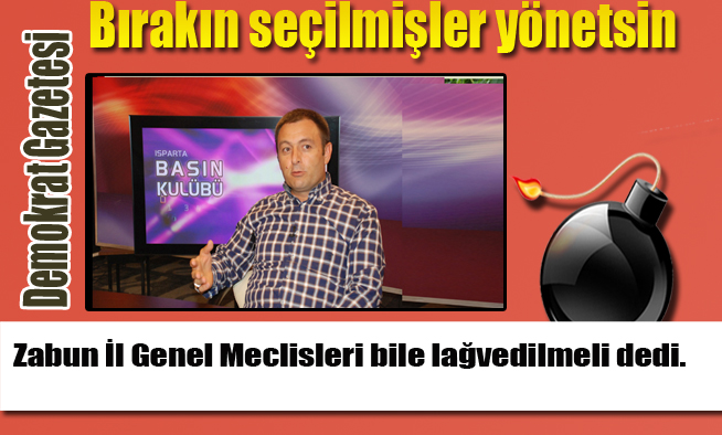 Bırakın seçilmişler yönetsin