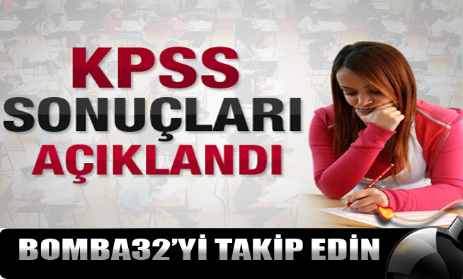 KPSS SONUÇLARI AÇIKLANDI