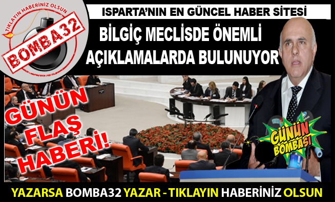 BİLGİÇ GENEL KURULDA KONUŞUYOR