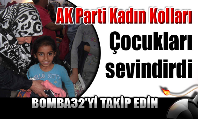 AK Parti Kadın Kolları Çocukları sevindirdi