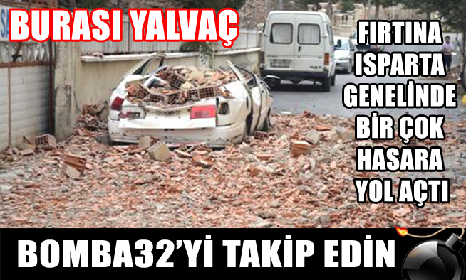 FIRTINA ÇATIYI UÇURDU