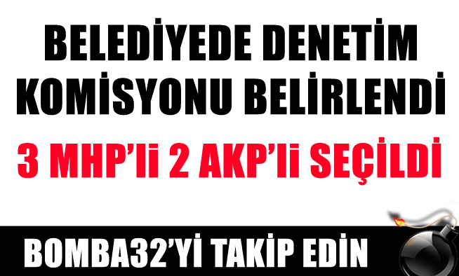 DENETİM KOMİSYONU ÜYELERİ SEÇİLDİ