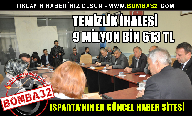 TEMİZLİK İHALESİ YAPILDI