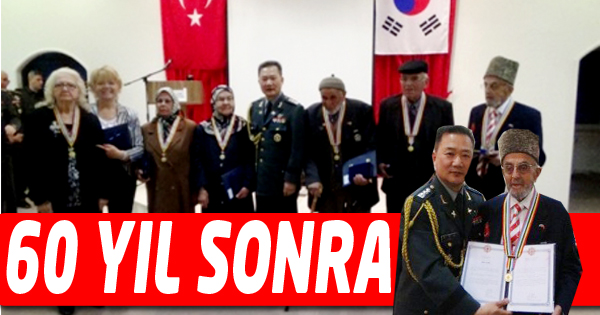 60 Yıl Sonra Madalya Aldılar