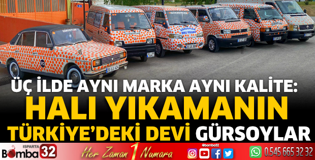 Halı yıkamanın Türkiye’deki devi Gürsoylar