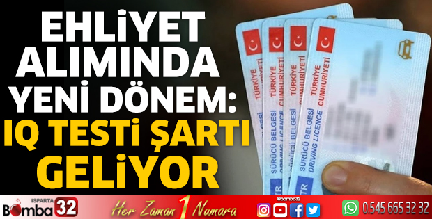 Ehliyet alımında yeni dönem
