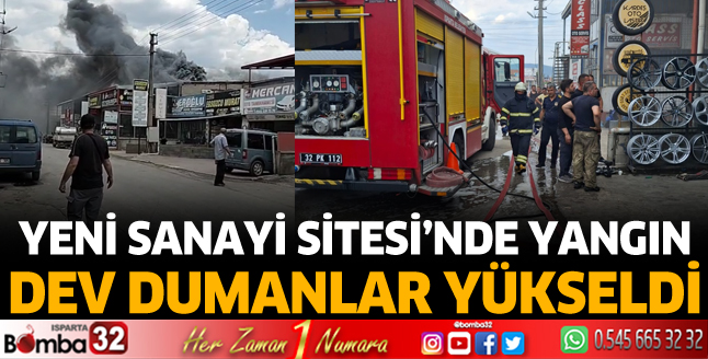 Sanayide işyeri yangını