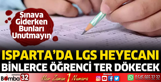 LGS yarın yapılacak
