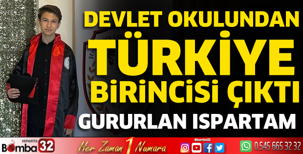 Türkiye birimcisi devlet okulundan çıktı
