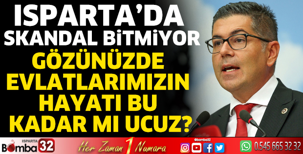 Isparta’da skandal bitmiyor