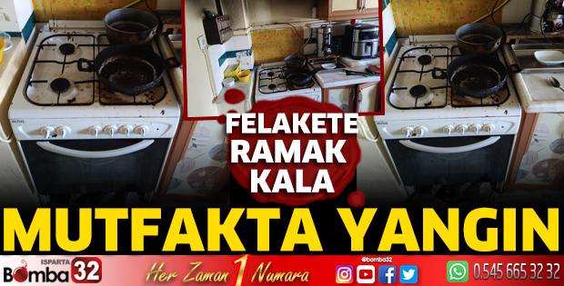 Mutfakta yangın