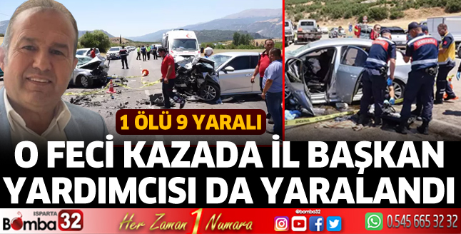 O kazada başkan yardımcısı da yaralandı 