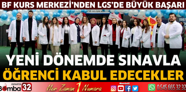 BF Kurs Merkezi’nden LGS’de Büyük Başarı    