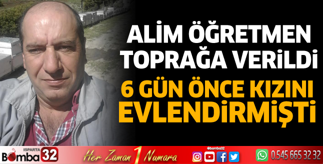 Alim öğretmene veda 