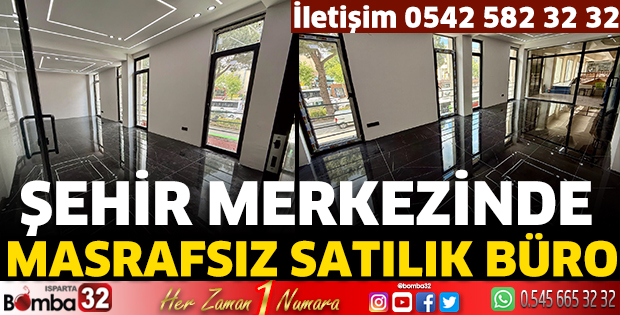 Şehir merkezinde masrafsız satılık büro - ofis
