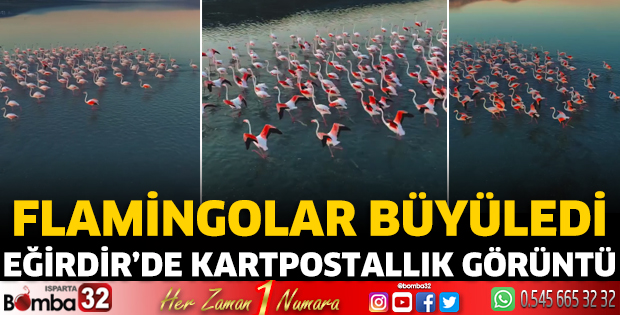 Eğirdir Gölü’nde Kartpostallık Görüntüler