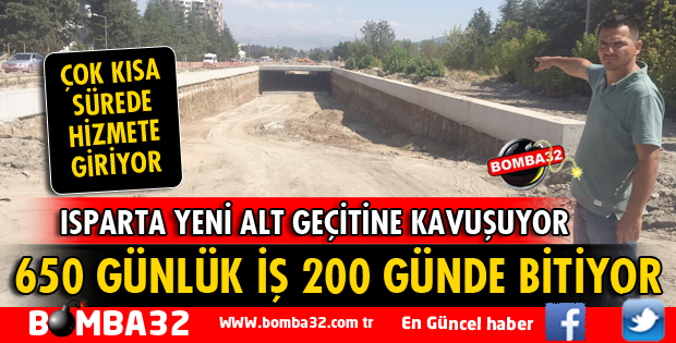 650 günlük iş 200 günde bitiyor