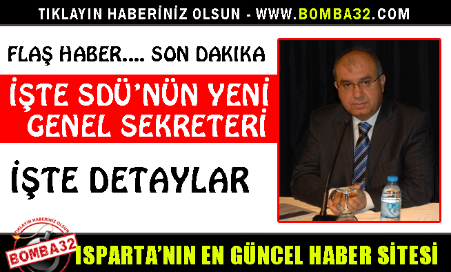 İŞTE YENİ GENEL SEKRETER