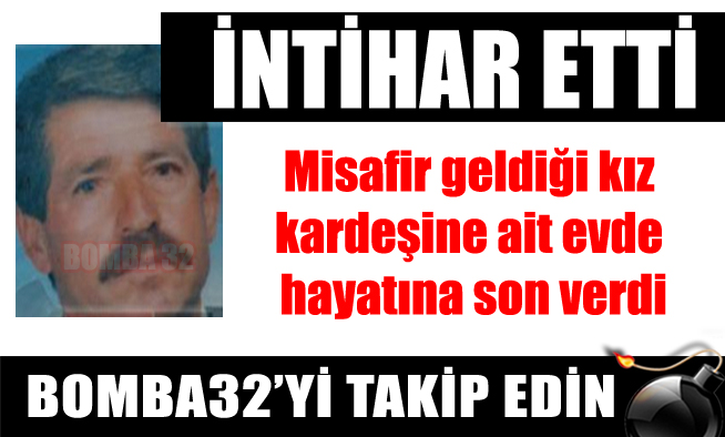 İNTİHAR ETTİ