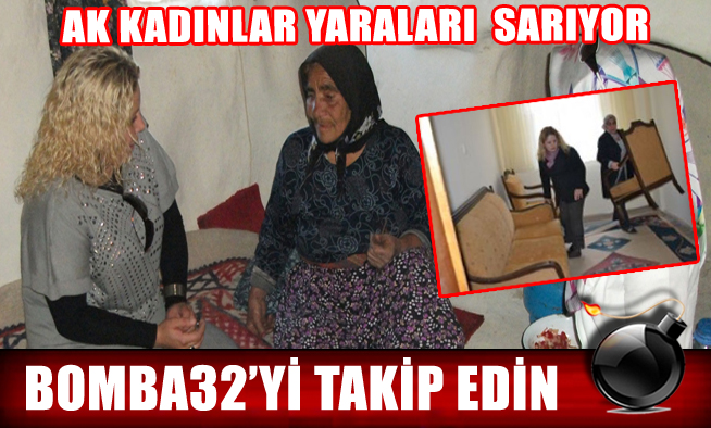 AK KADINLAR YARALARI SARIYOR
